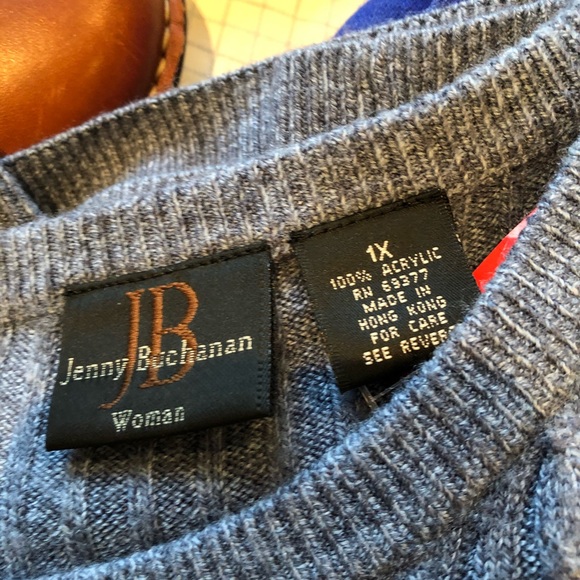 Soft cable knit sweater Jenny Buchanan EUC - Picture 4 of 5